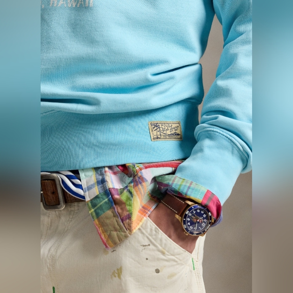 Polo Ralph Lauren Surf Club Graphic Sweatshirt L - Picture 3 of 8